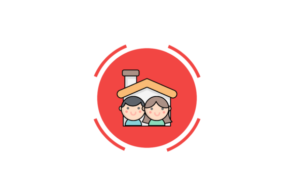 Family Icon Home Mom and Dad: Graphics for Real Projects