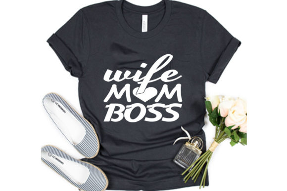 Keychain Svg Design, Wife Mom Boss