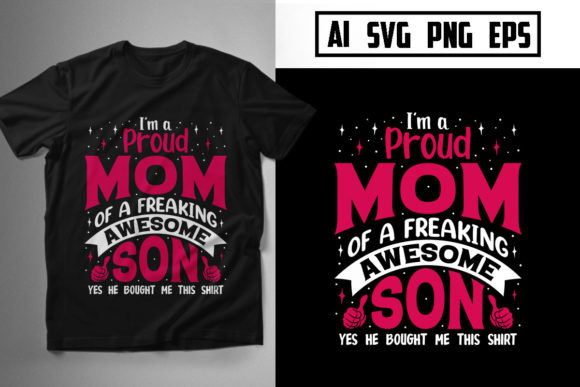 Mom T-Shirt Design SVG PNG EPS
